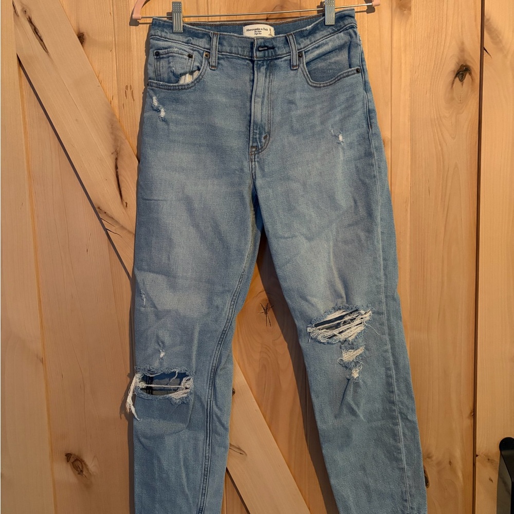 Abercrombie & Fitch Light Blue High Rise Jeans